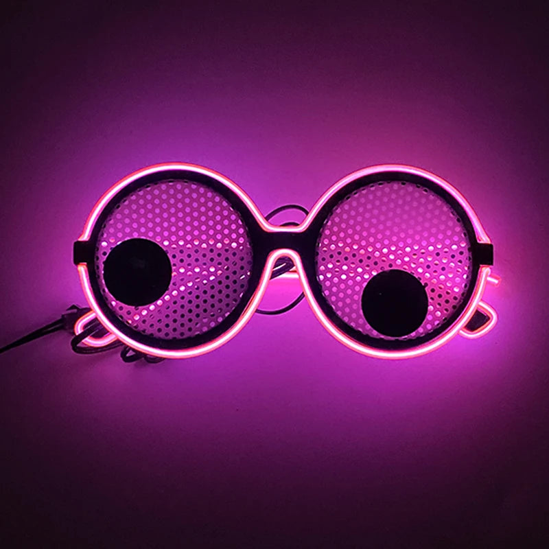 Glowing Party Glasses, Festival Sunglasses, Lighting Glow Glasses