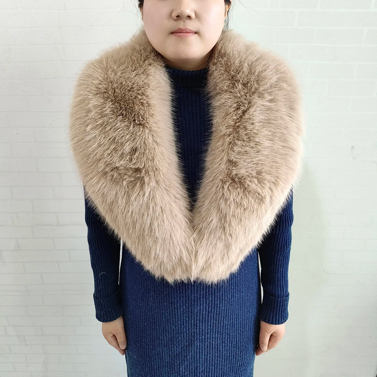 Winter Faux Fur Collar and Cuffs Set, Shawl and Accessories
