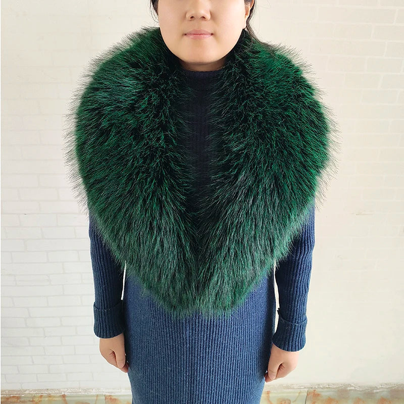 Winter Faux Fur Collar and Cuffs Set, Shawl and Accessories