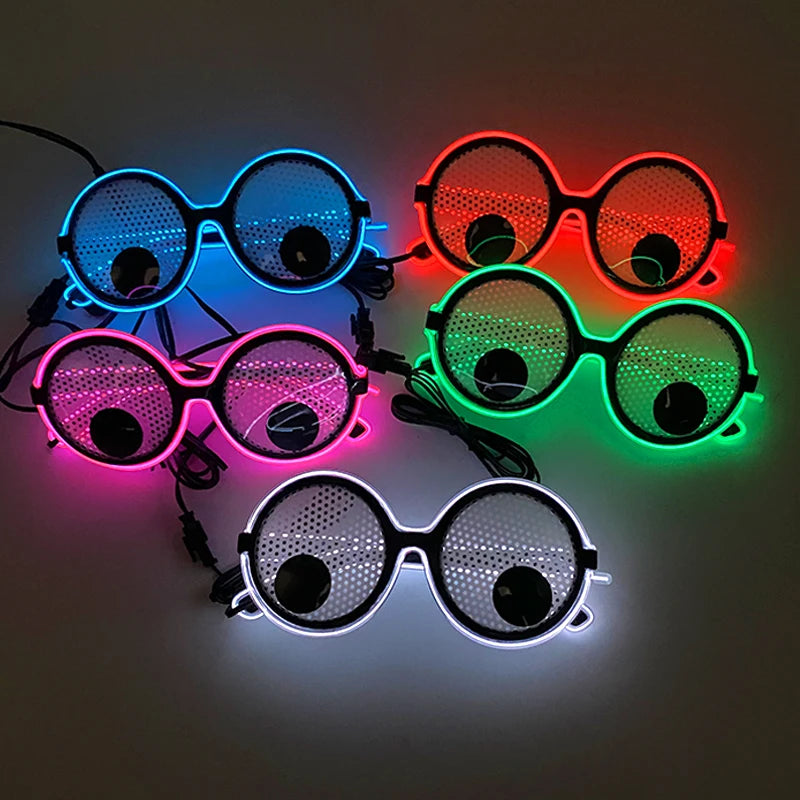 Glowing Party Glasses, Festival Sunglasses, Lighting Glow Glasses