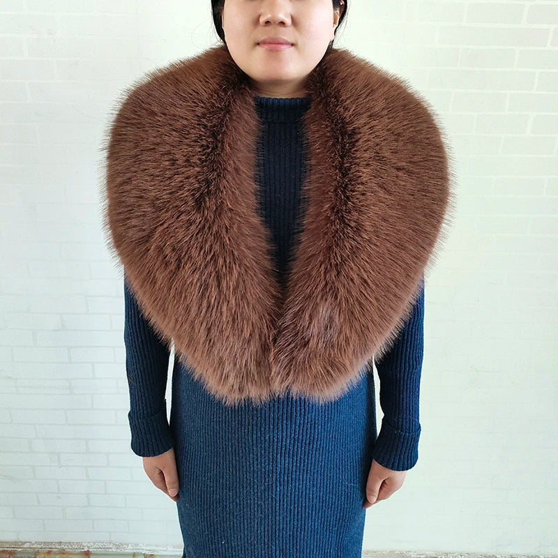Winter Faux Fur Collar and Cuffs Set, Shawl and Accessories