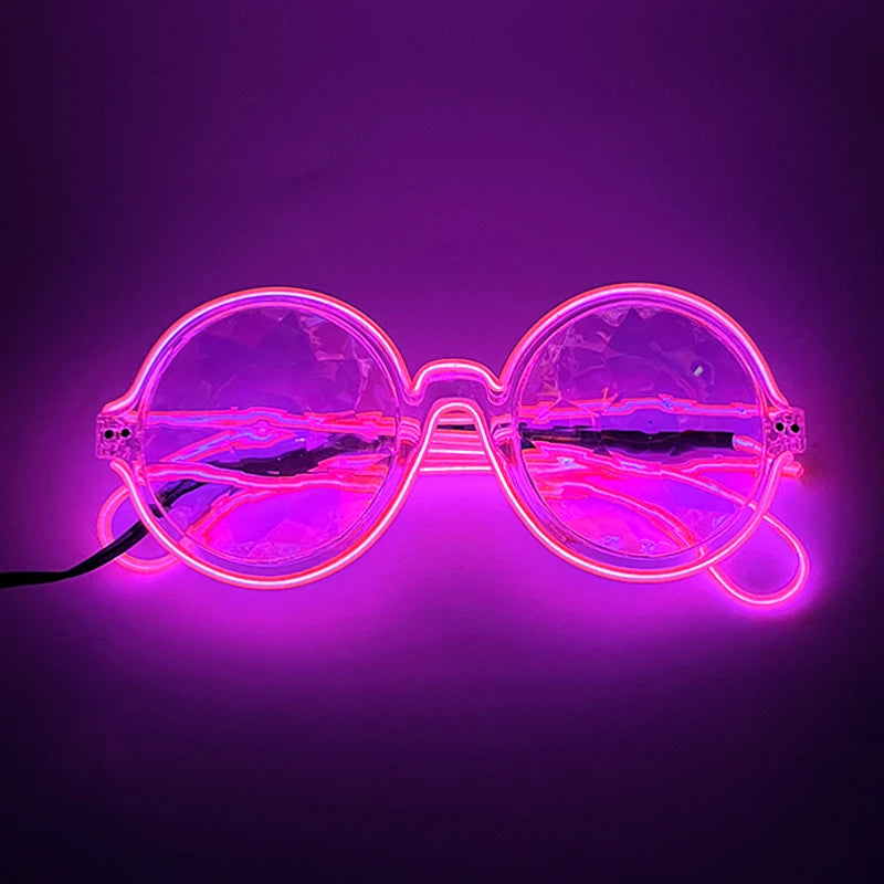 Glowing Party Glasses, Festival Sunglasses, Lighting Glow Glasses