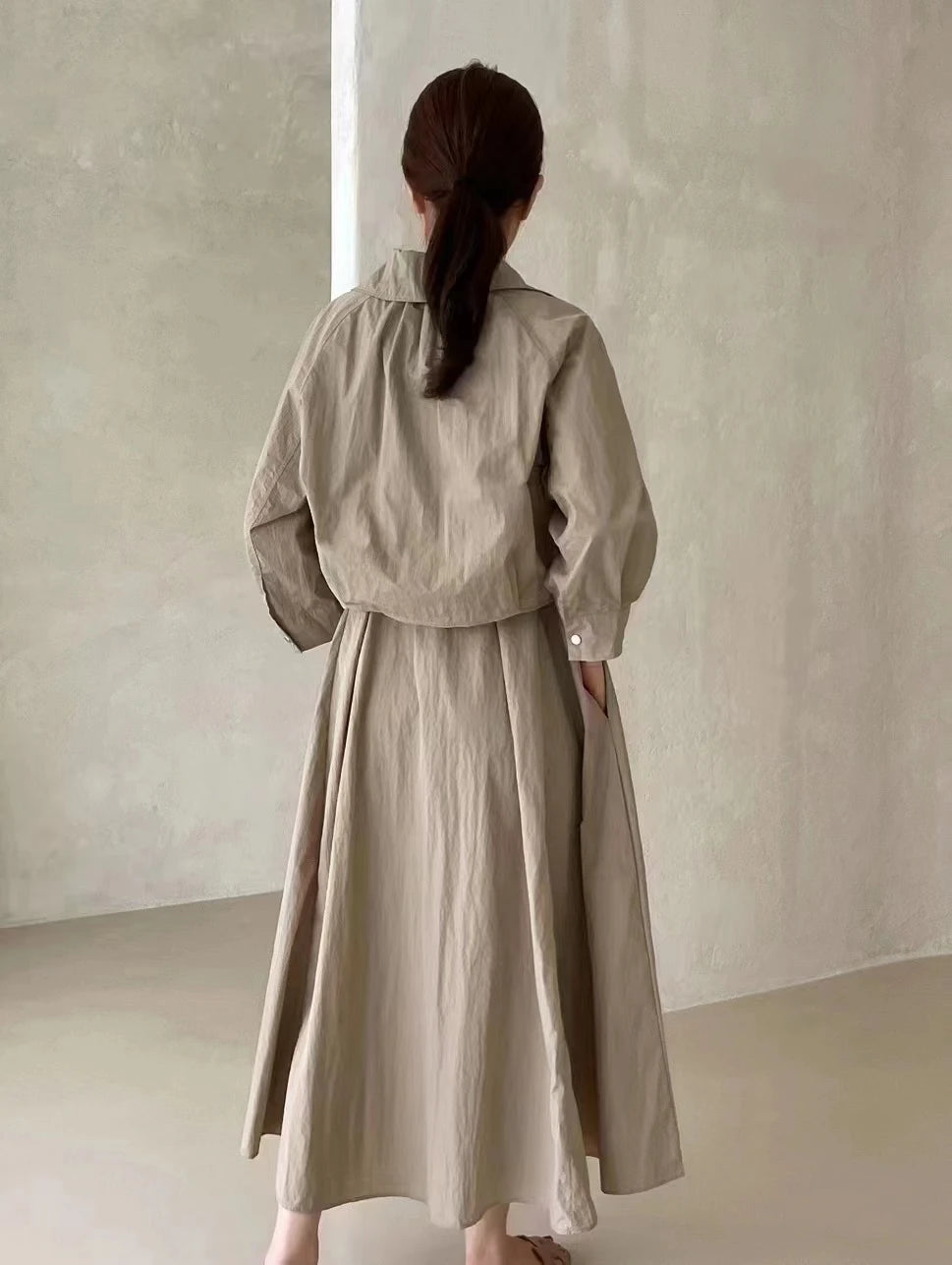 Two-Piece Women's Sleeveless Dress and Matching Jacket Suit
