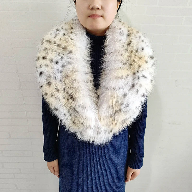 Winter Faux Fur Collar and Cuffs Set, Shawl and Accessories