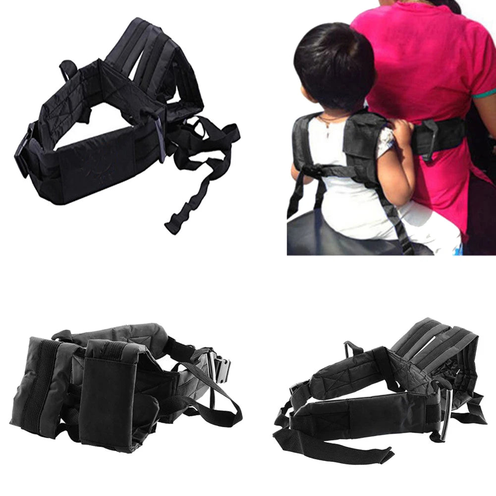 Kid's Motorcycle Safety Belt, Children Safety Harness, Adjustable Safety Harness with Child's Grab Handles