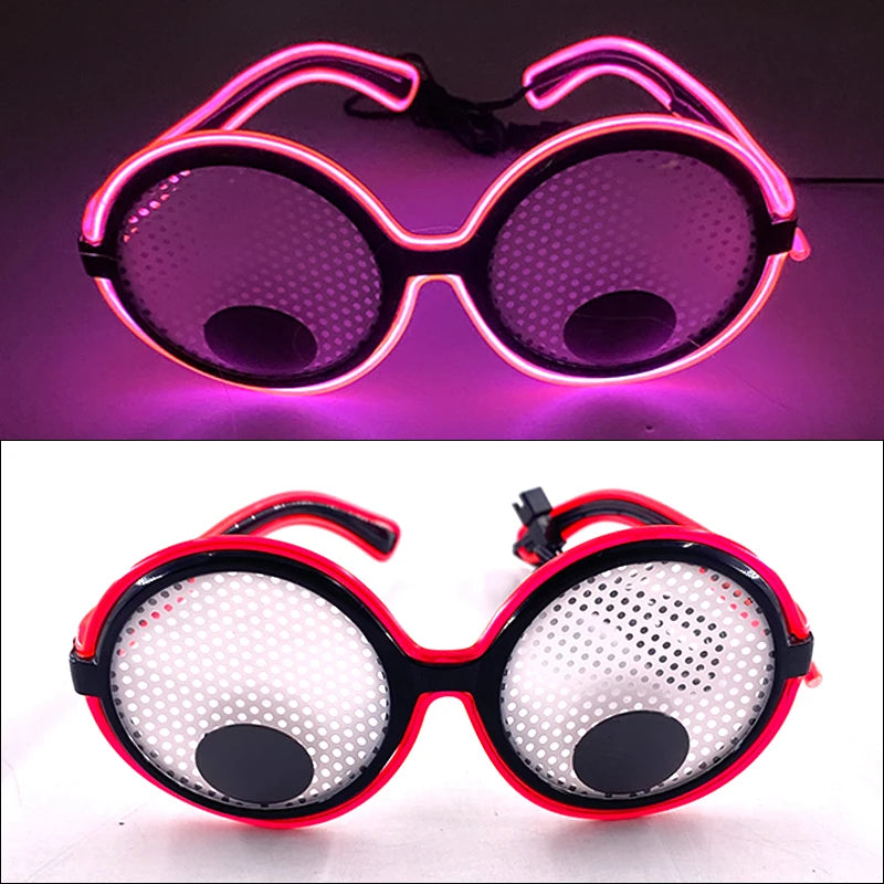 Glowing Party Glasses, Festival Sunglasses, Lighting Glow Glasses
