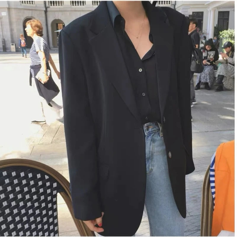 Vireous Classic Women's Blazer Single-Breasted, Multi Colours