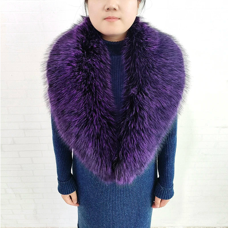 Winter Faux Fur Collar and Cuffs Set, Shawl and Accessories