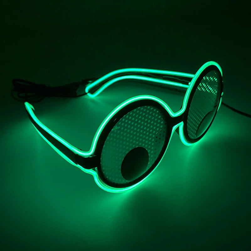 Glowing Party Glasses, Festival Sunglasses, Lighting Glow Glasses