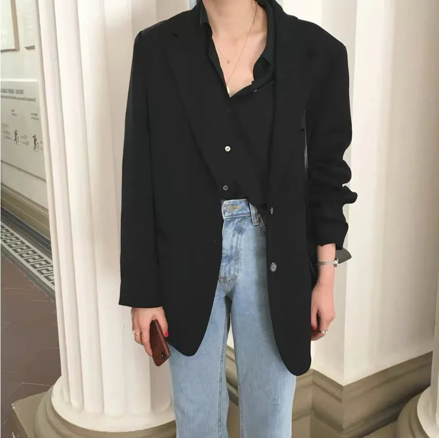 Vireous Classic Women's Blazer Single-Breasted, Multi Colours