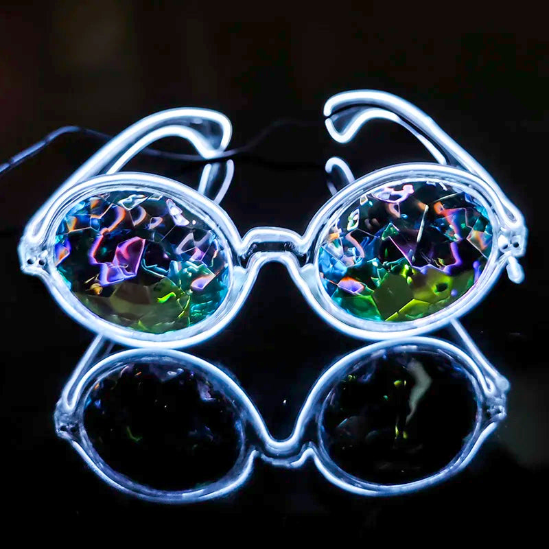 Glowing Party Glasses, Festival Sunglasses, Lighting Glow Glasses