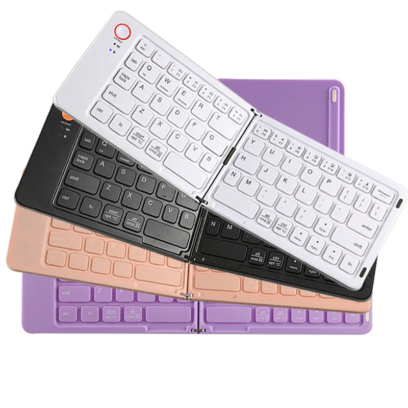 New Design Folding Bluetooth Keyboard Multi-Devices Rechargeable