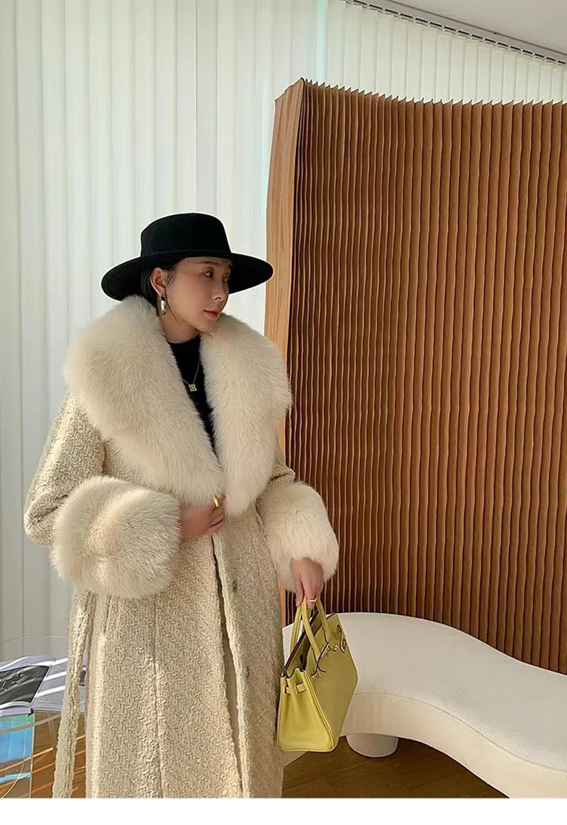 Winter Faux Fur Collar and Cuffs Set, Shawl and Accessories