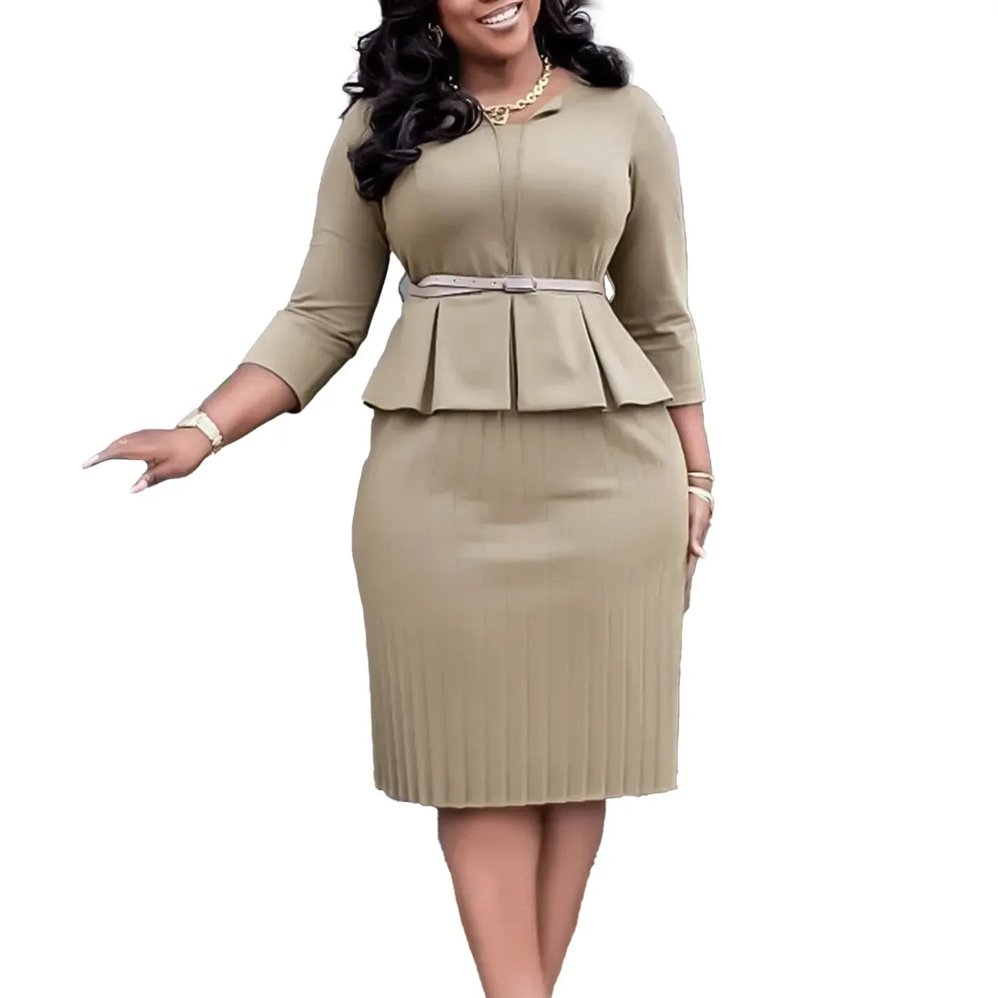 African-Style Women's Business Dress