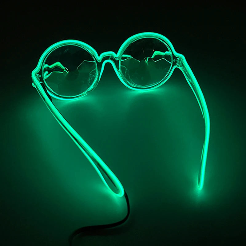 Glowing Party Glasses, Festival Sunglasses, Lighting Glow Glasses