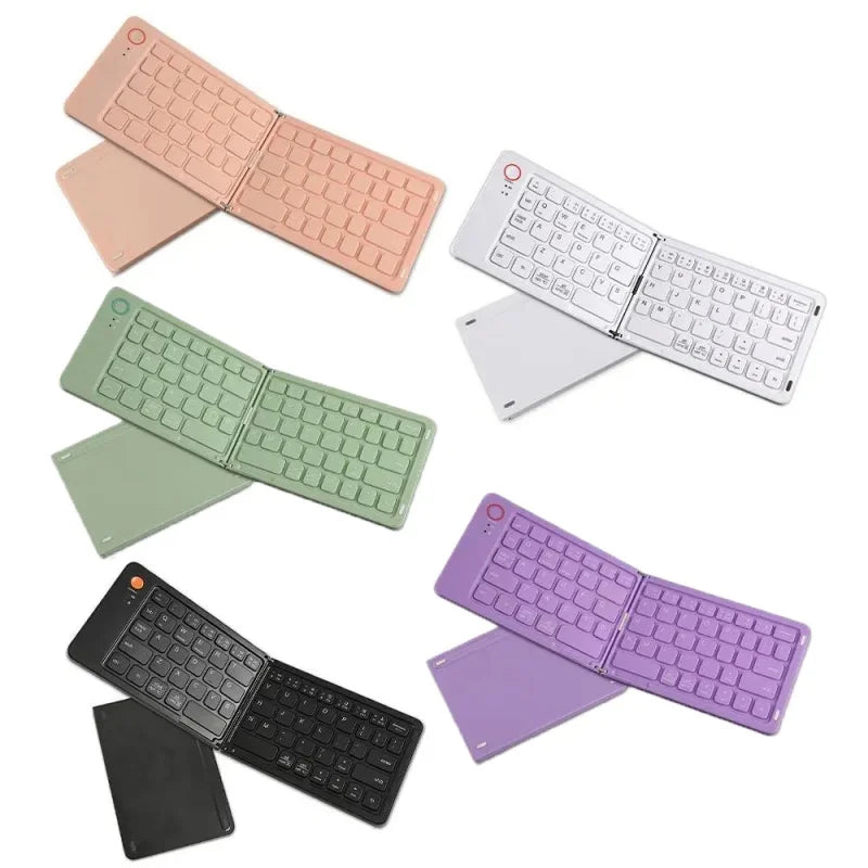 New Design Folding Bluetooth Keyboard Multi-Devices Rechargeable