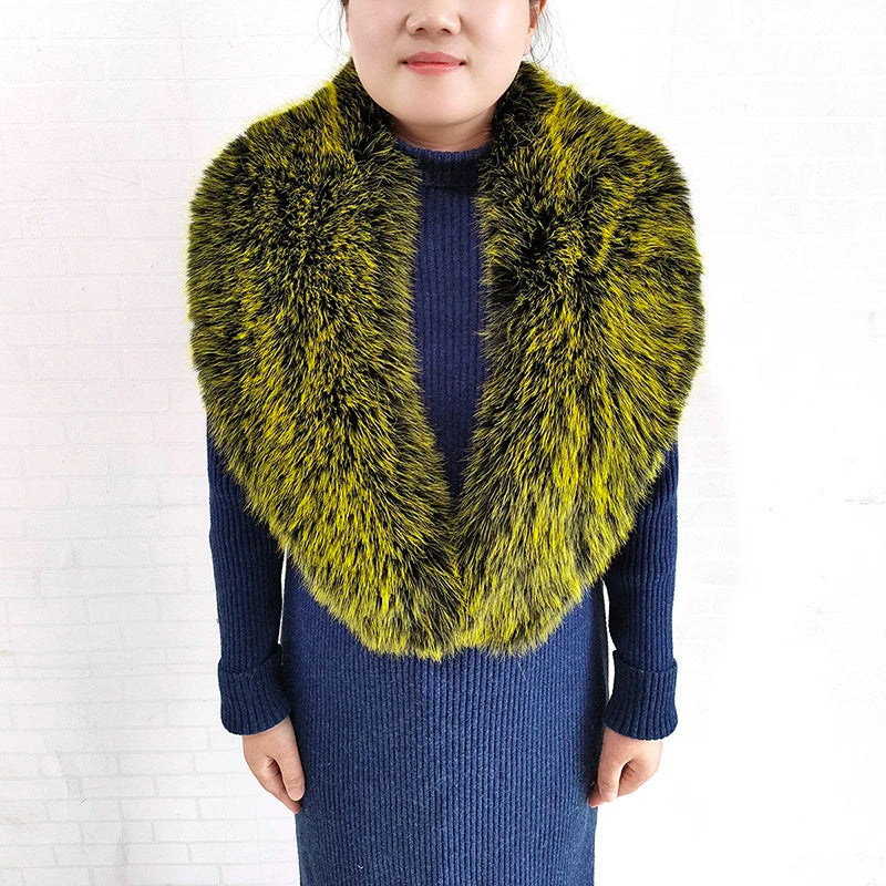 Winter Faux Fur Collar and Cuffs Set, Shawl and Accessories