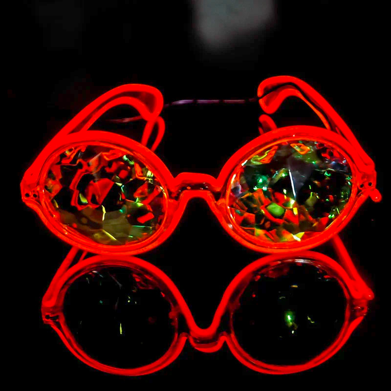 Glowing Party Glasses, Festival Sunglasses, Lighting Glow Glasses