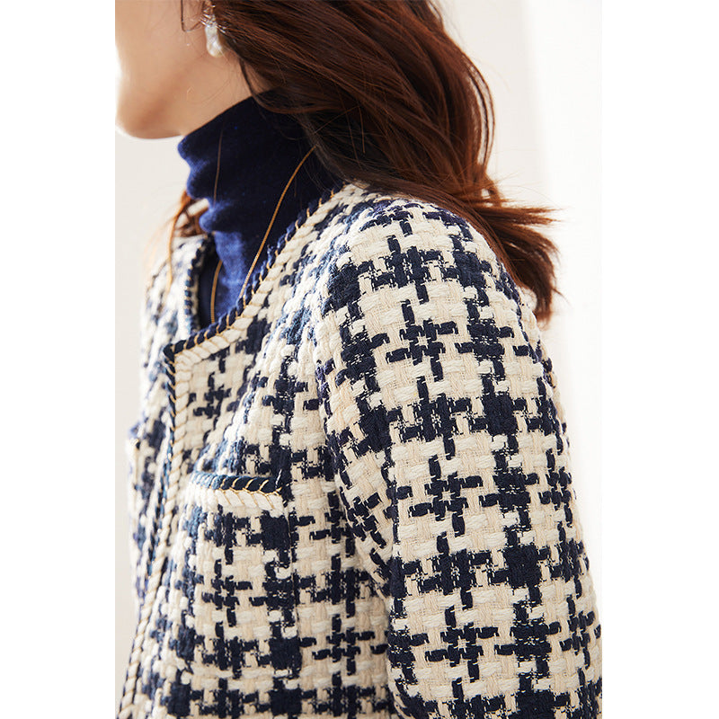 Houndstooth Women's Tweed Jacket