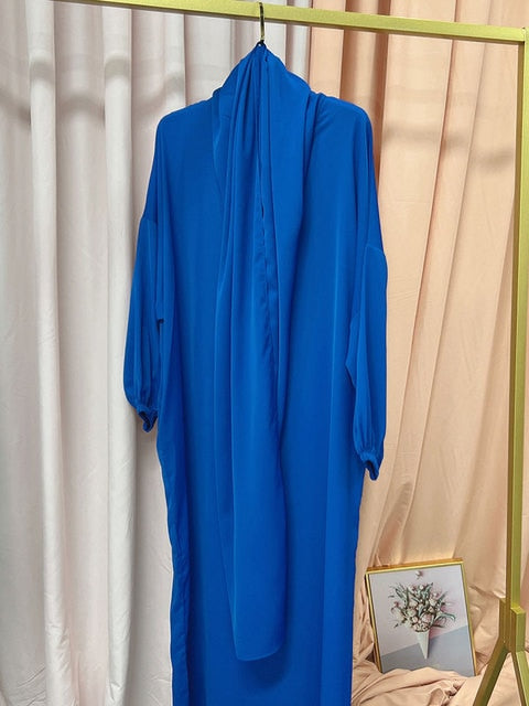 Hooded Abaya Traditional Long Dress Women's