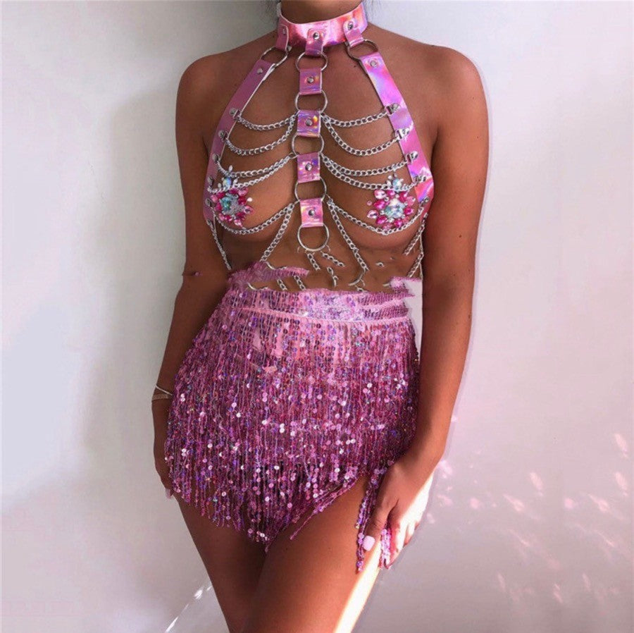Women's Night Club or Stage Dress Dance Party Festival Wear