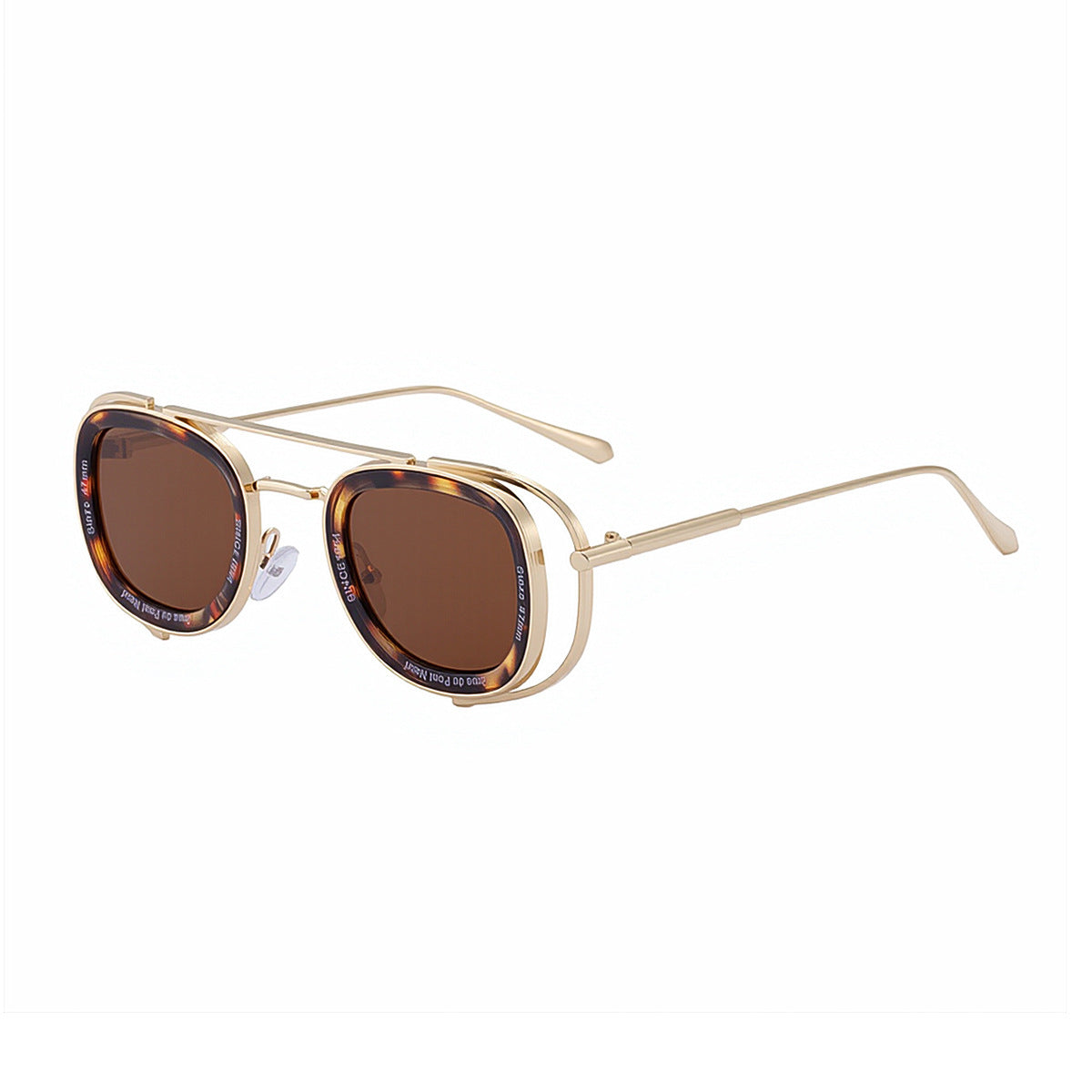 Avant Garde Oval Retro Steam Punk Sunglasses