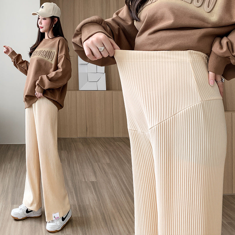 Women's Loose Straight Comfortable Maternity Trousers, Multi Colours