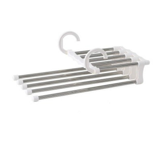 5 in 1 Stainless Steel Storage Hanger Rack