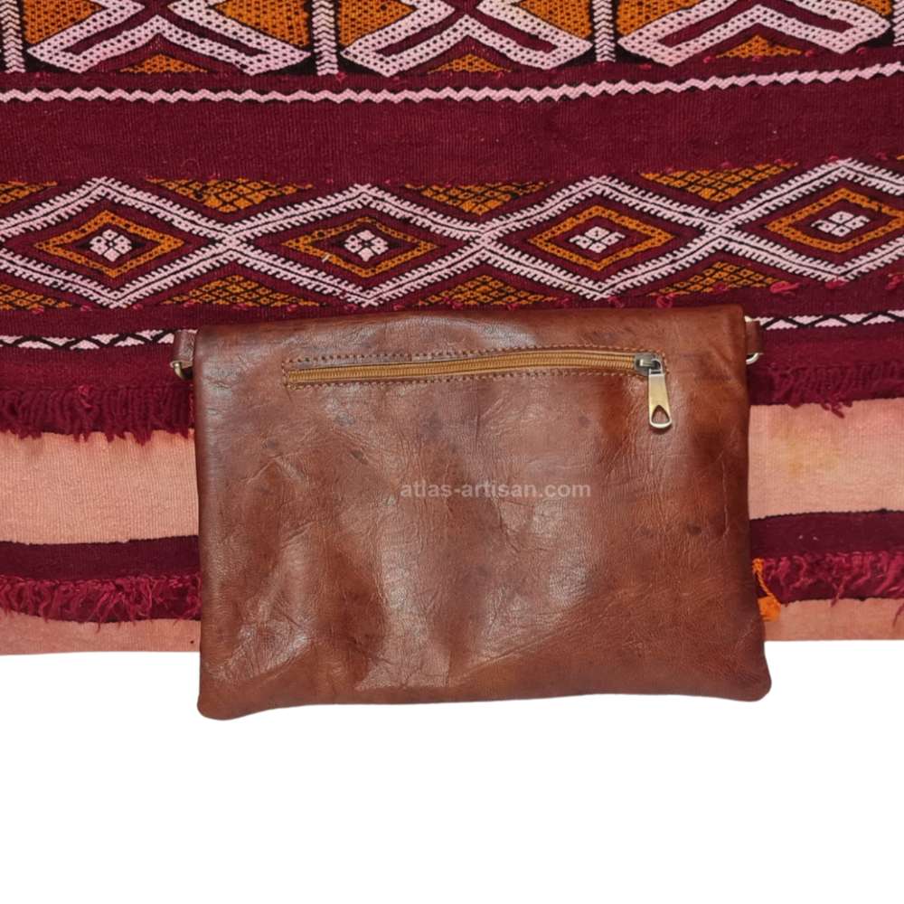 Tadla Lightweight Goat Leather Besace Sling Handbag