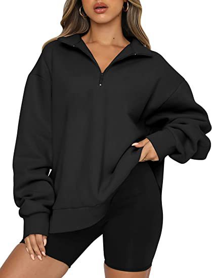 Vireous Turndown Collar Women's Sweatshirt, Multi Colours
