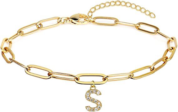 Women's Fashion 'Name Initial Letter' Bracelet