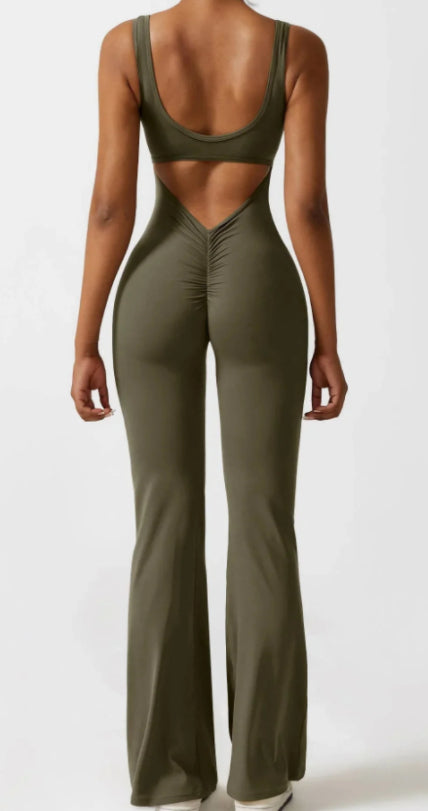 Yoga-Fitness One-Piece Bodysuit Casual Seamless