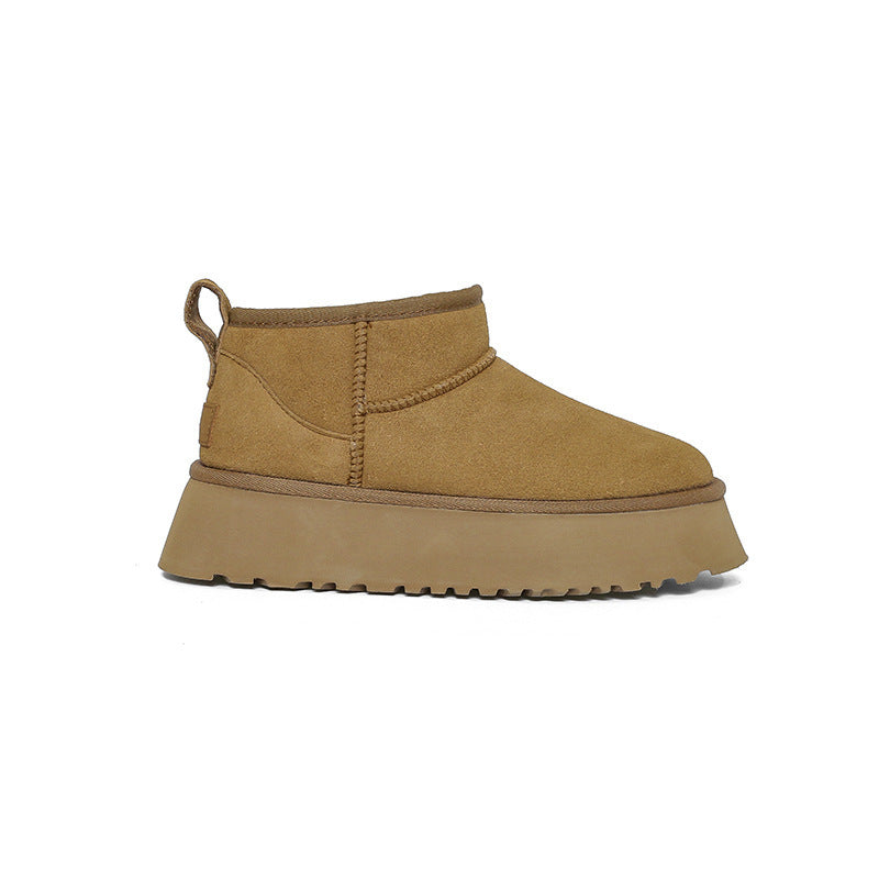 Plush Lined Snug Suede Ugg-Style Women's Boots
