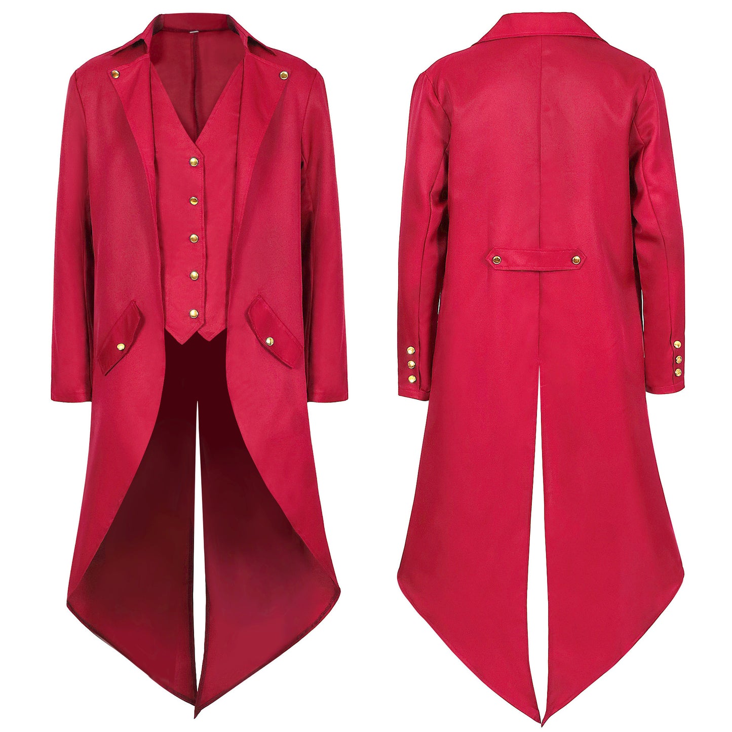 Regency Costume Jacket, Long Tail Men's Stage Wear, Party Jacket