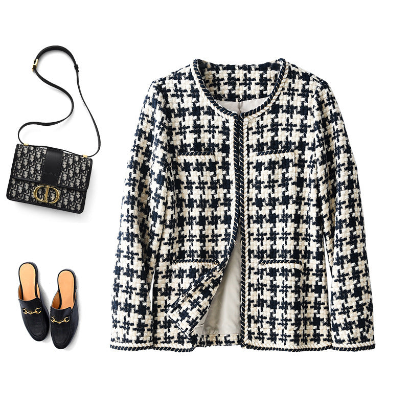 Houndstooth Women's Tweed Jacket