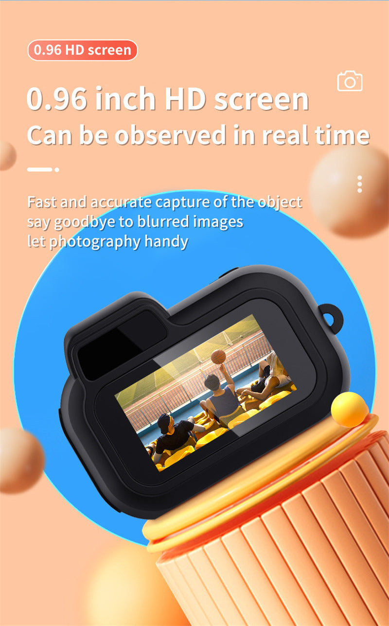 Retro Mini Camera with Screen, Indoor Home Outdoor 1080p HD Portable Tiny Camera, Video Support