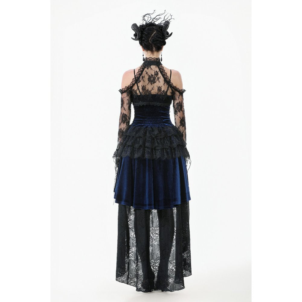 Dark in Love Thalassa Floral Lace Draped Arm Warmer Sleeves