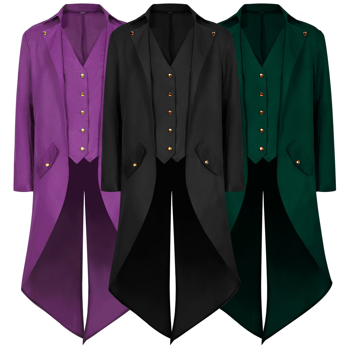 Regency Costume Jacket, Long Tail Men's Stage Wear, Party Jacket