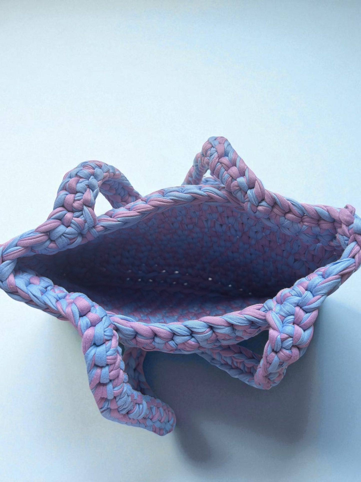 Luna Purple Extra-Soft Crochet Shoulder Bag