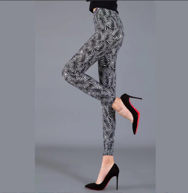Art Print Women's Stretch Leggings, Multi Designs