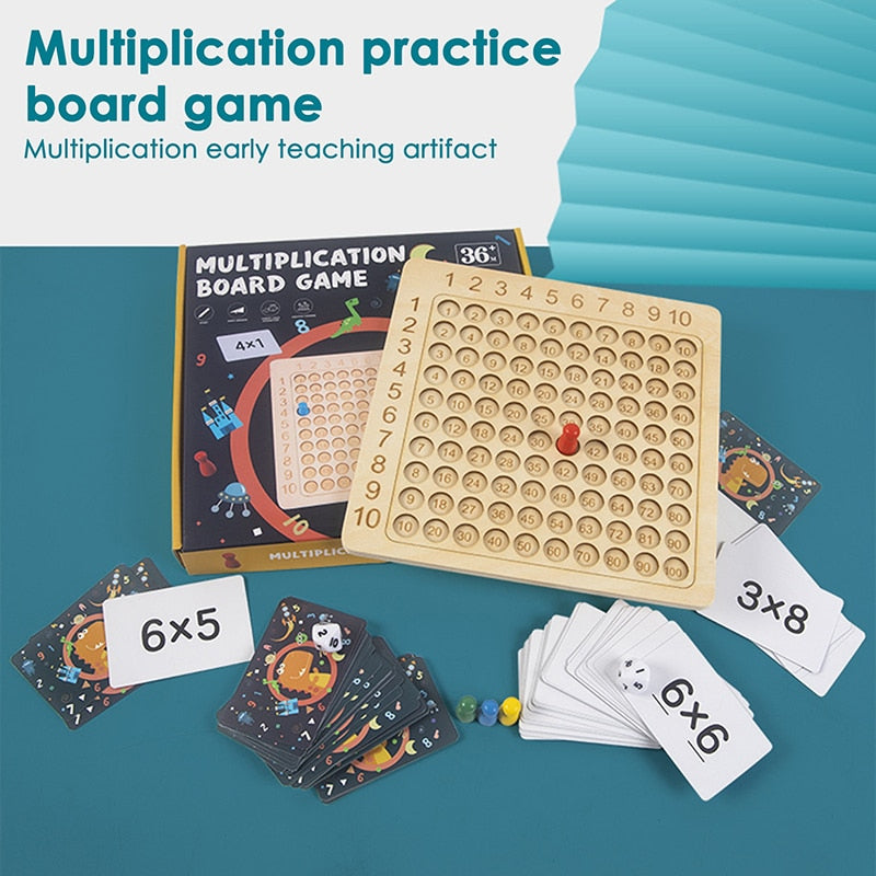 Wooden Montessori Early Learning Maths Board