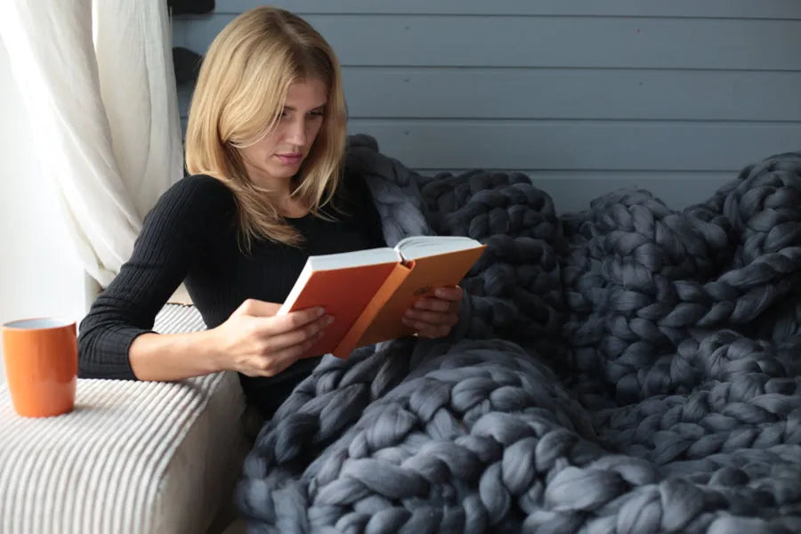 Zen Thick Weighted Knitted Blanket