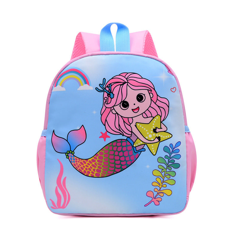 Cool Dude Kid's Kindergarten Backpack, Dinosaur Unicorn Little Mermaid