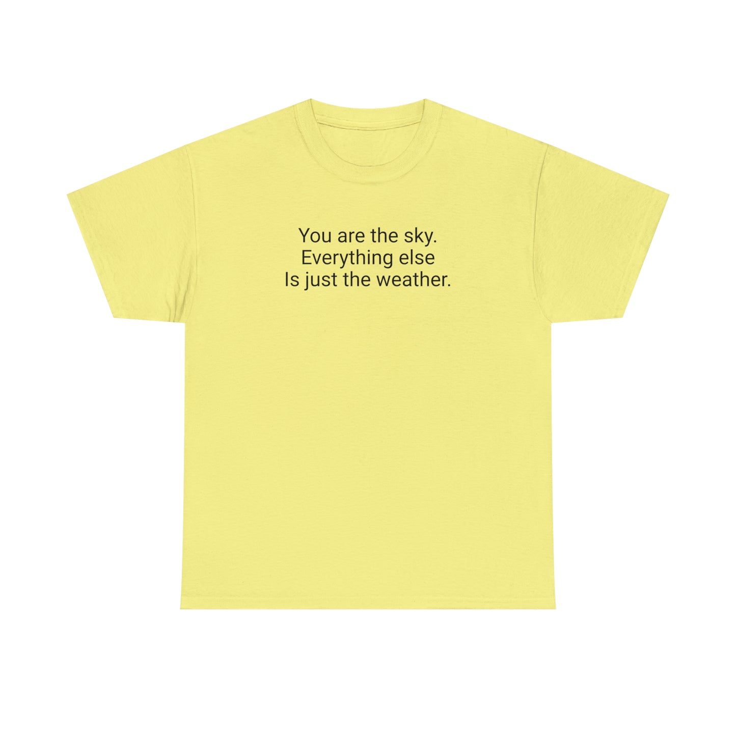 'You Are The Sky, Everything Else Is Just The Weather' T-Shirt