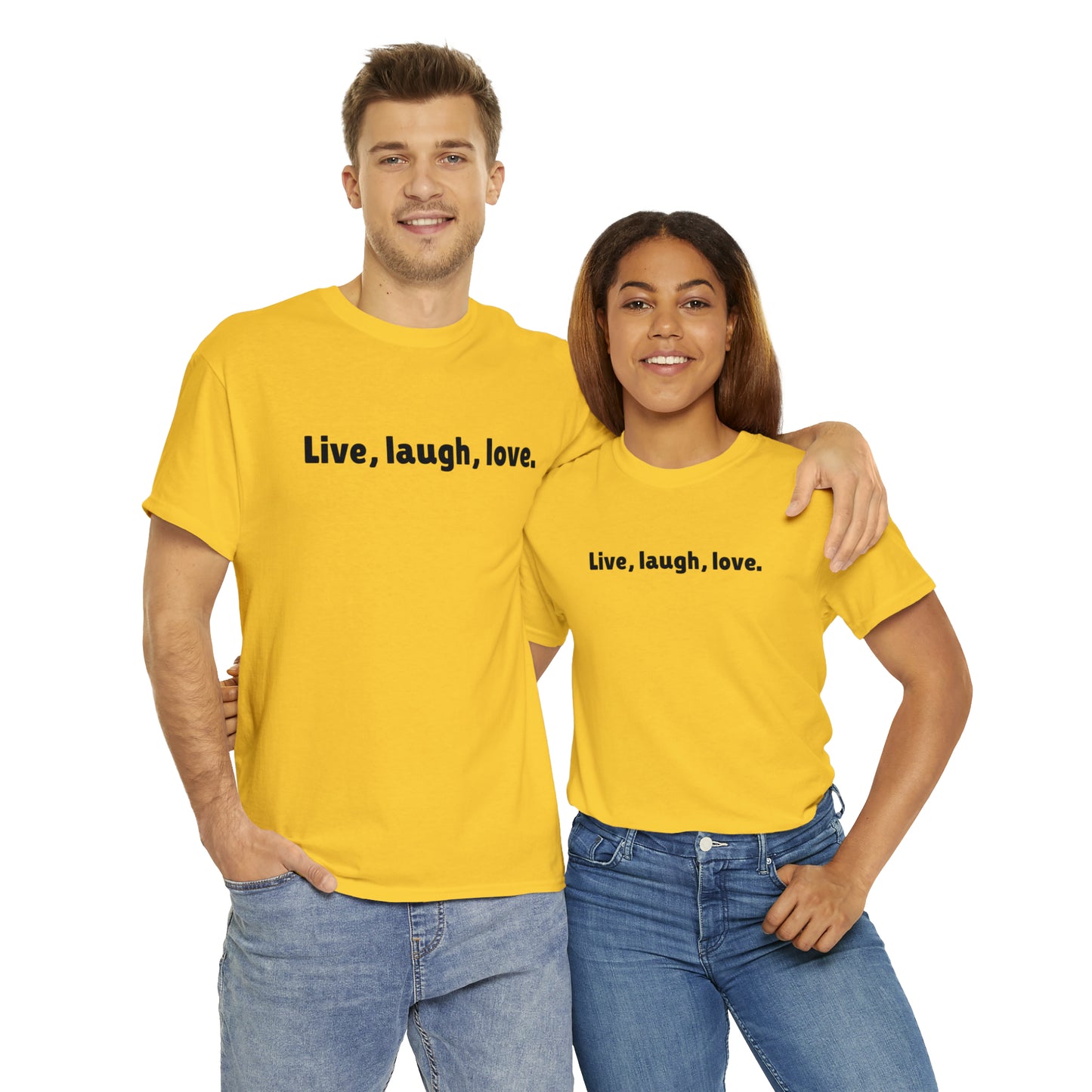 Live, Laugh, Love, Cotton T-Shirt