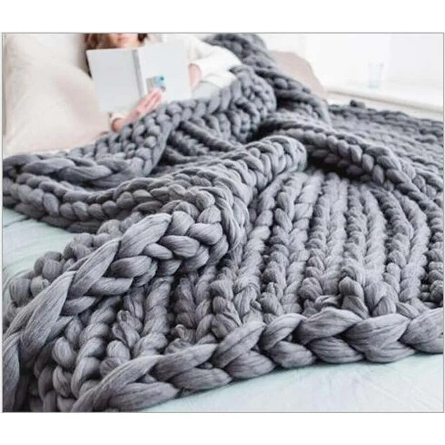 Zen Thick Weighted Knitted Blanket
