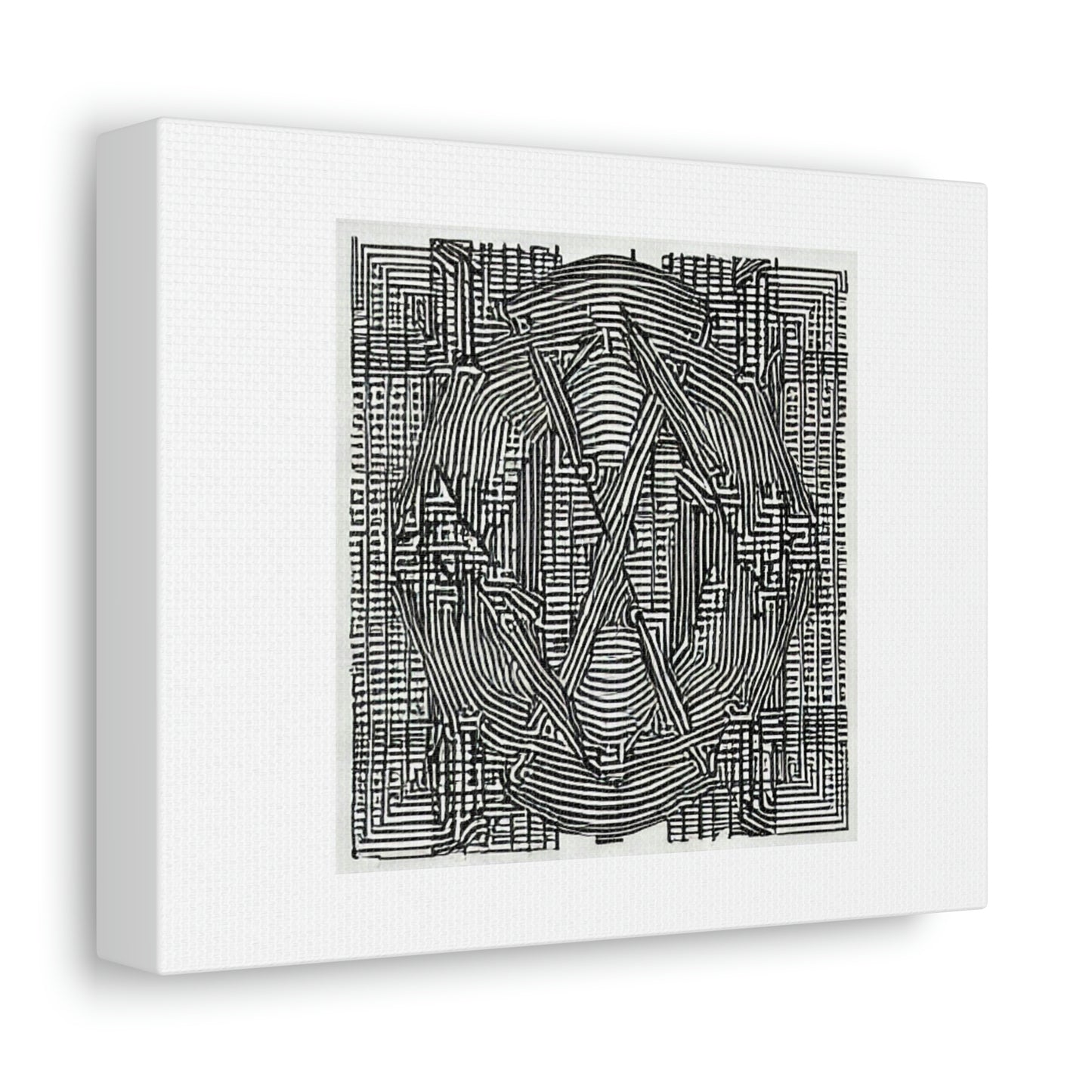 Protein To Protein Interaction Pencil Sketch Digital Art 'Designed by AI'