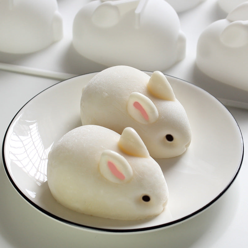 Rabbit-Shaped Cake and Dessert Mould Set Easter Gift