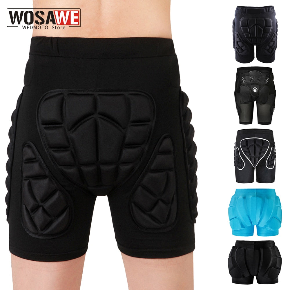 Shock Absorbing Unisex Biker or Cycle Shorts