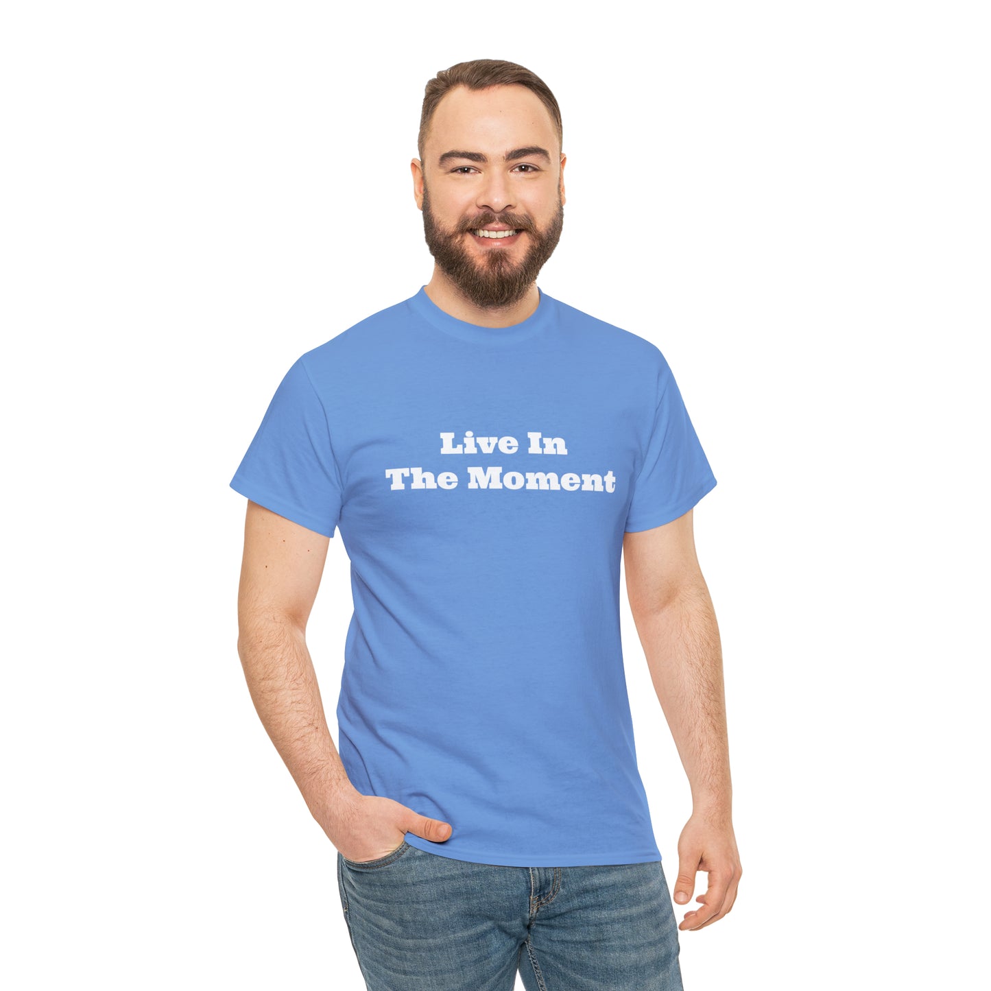 Live In The Moment Cotton T-Shirt